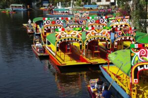 Kein Land mit X - aber der bunte Stadtteil Xochimilco von Mexico-City